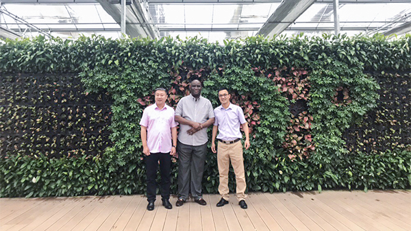 尼日利亞農業銀行行長Kabir Mohammed Adamu、卡諾州中國籍酋長張光宇、托普云農董事長合影